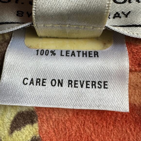 ST. JOHN SPORT Reversible Brown Leather Jacket - Picture 3 of 11